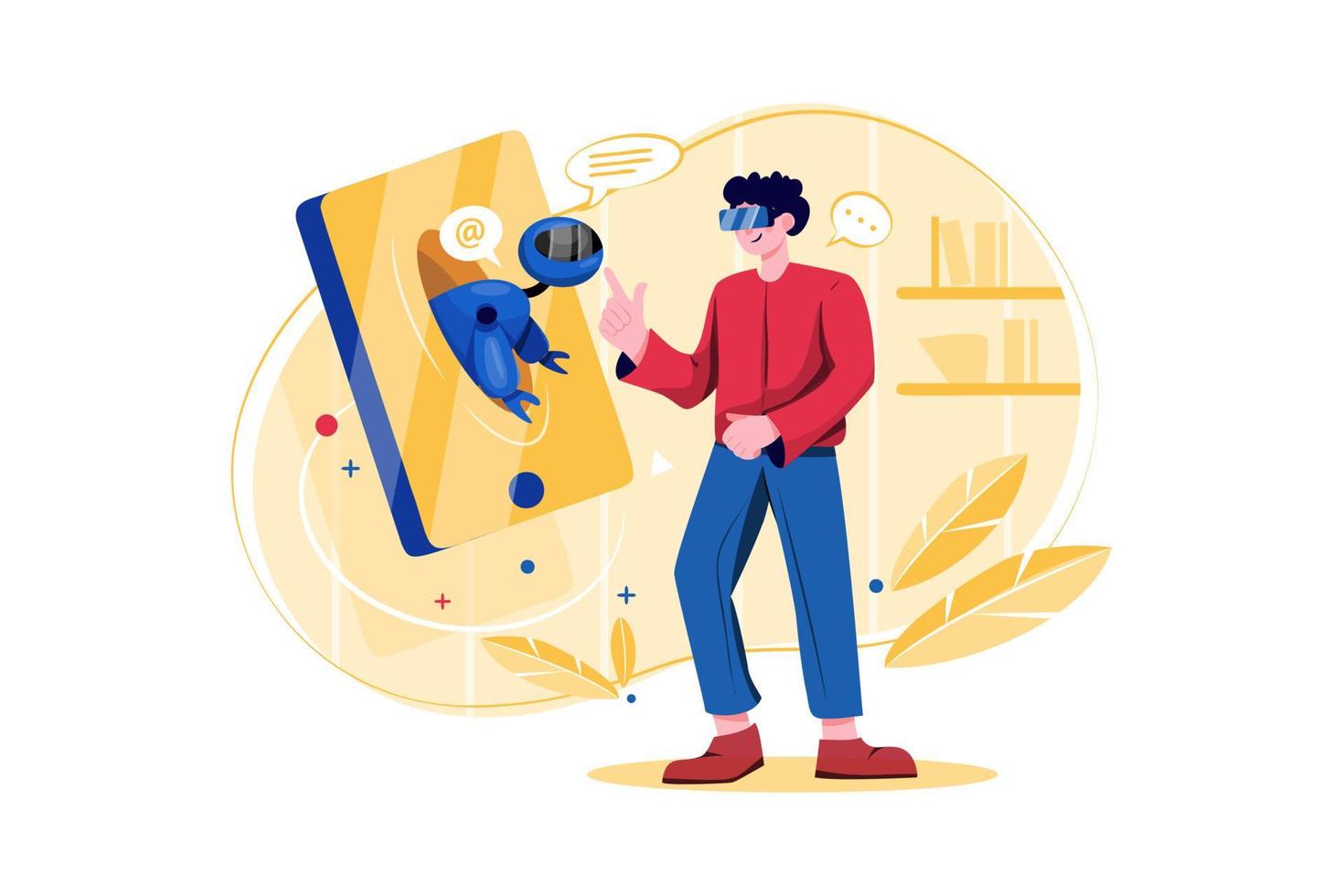 A imagem transmite tecnologia